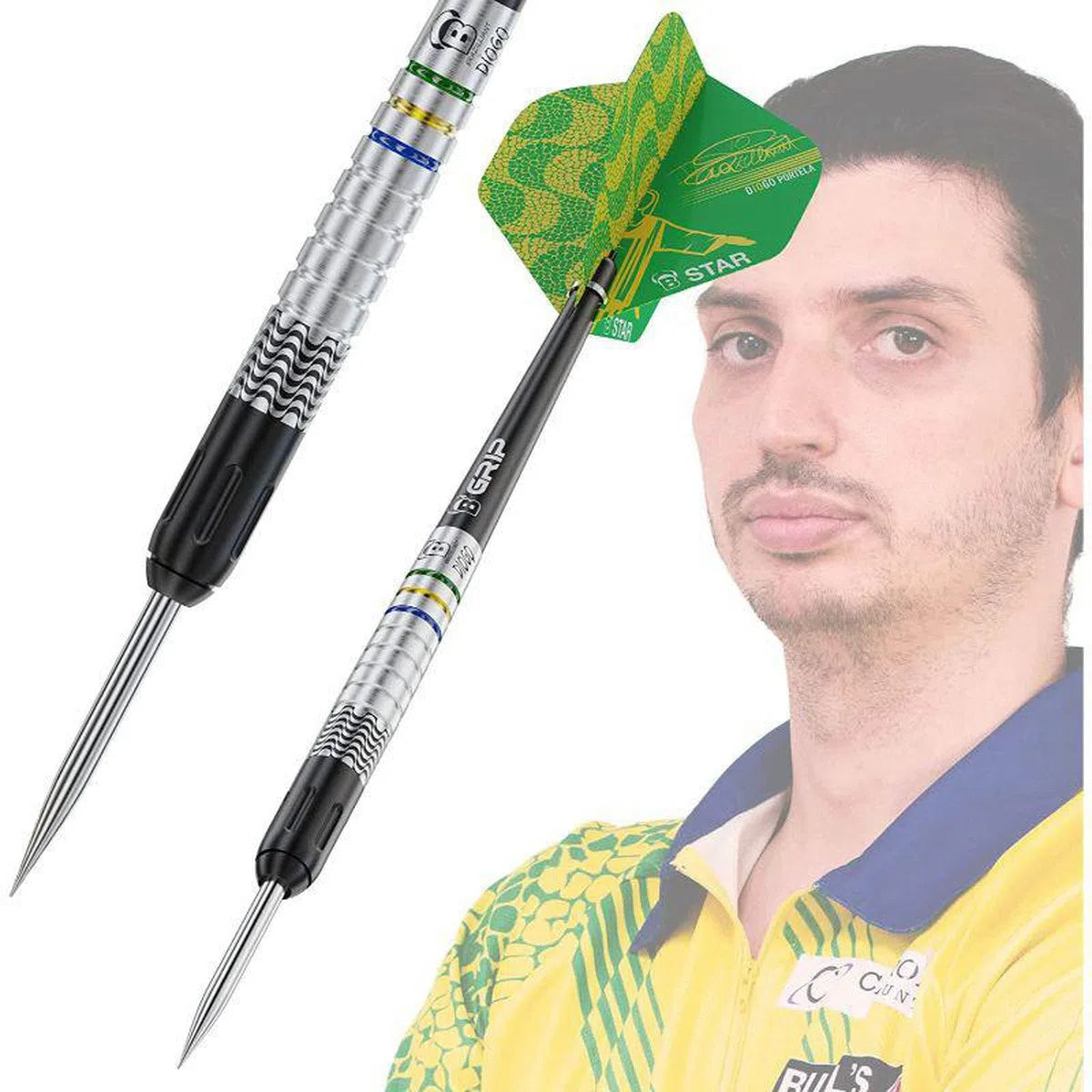 Bull's DE Diogo Portela 90% Tungsten Steel Tip Darts