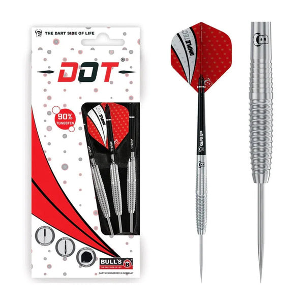Bull's DE Dot D1 90% Tungsten Steel Tip Darts-1-22 GRAM-Premier Darts