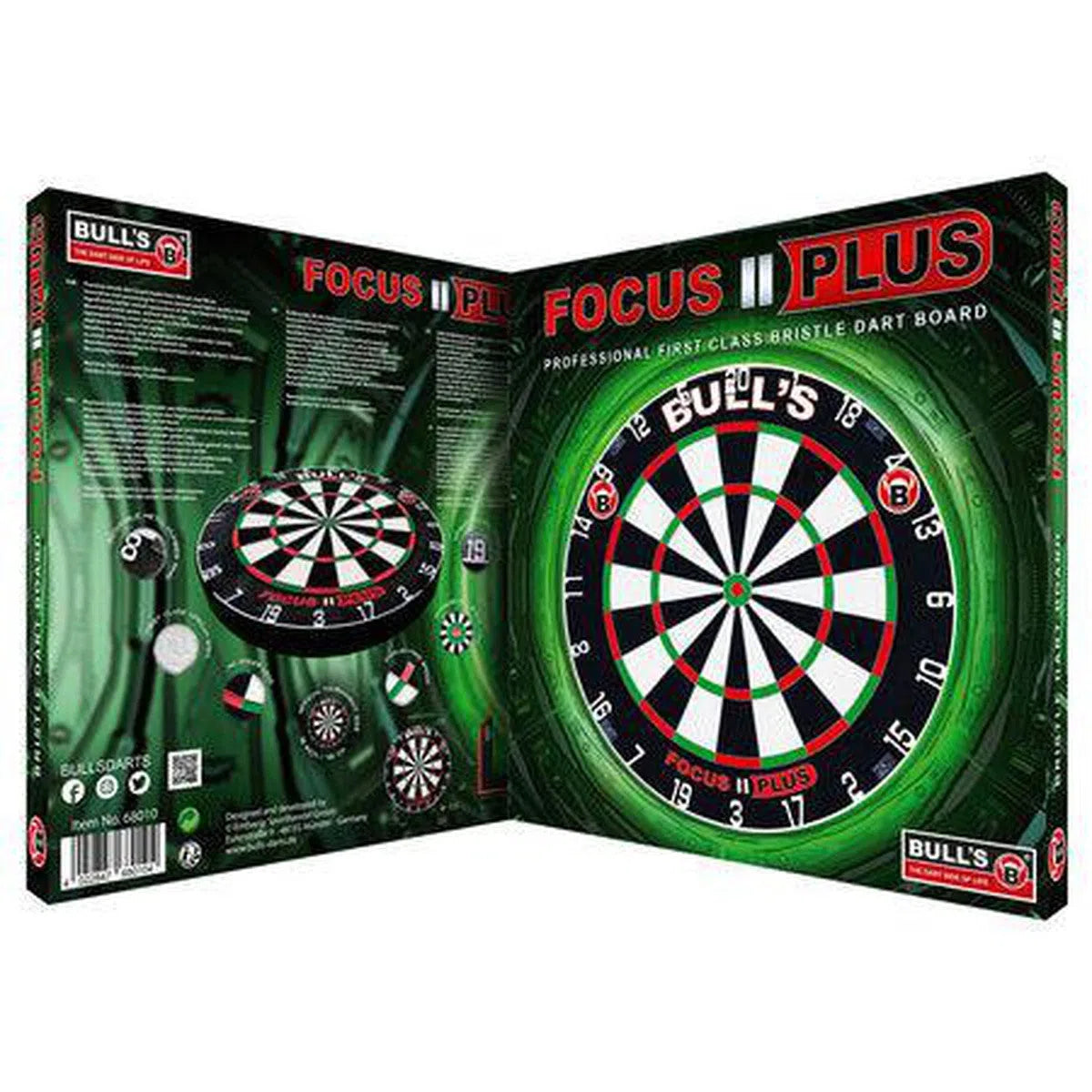 Bull's DE Focus II Plus Professional Dartboard