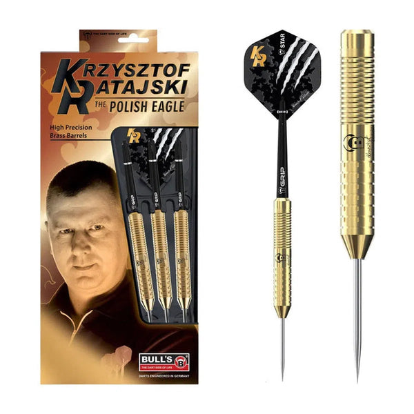 Bull's DE Krzysztof Ratajski Brass Steel Tip Darts-1-22 GRAM-Premier Darts