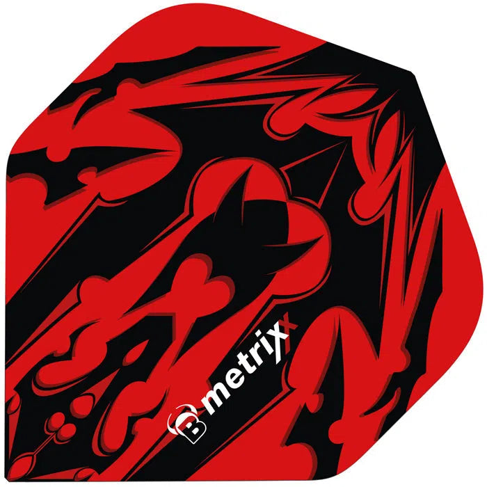 Bull's DE Metrixx Extra Strong Dart Flights  Magma