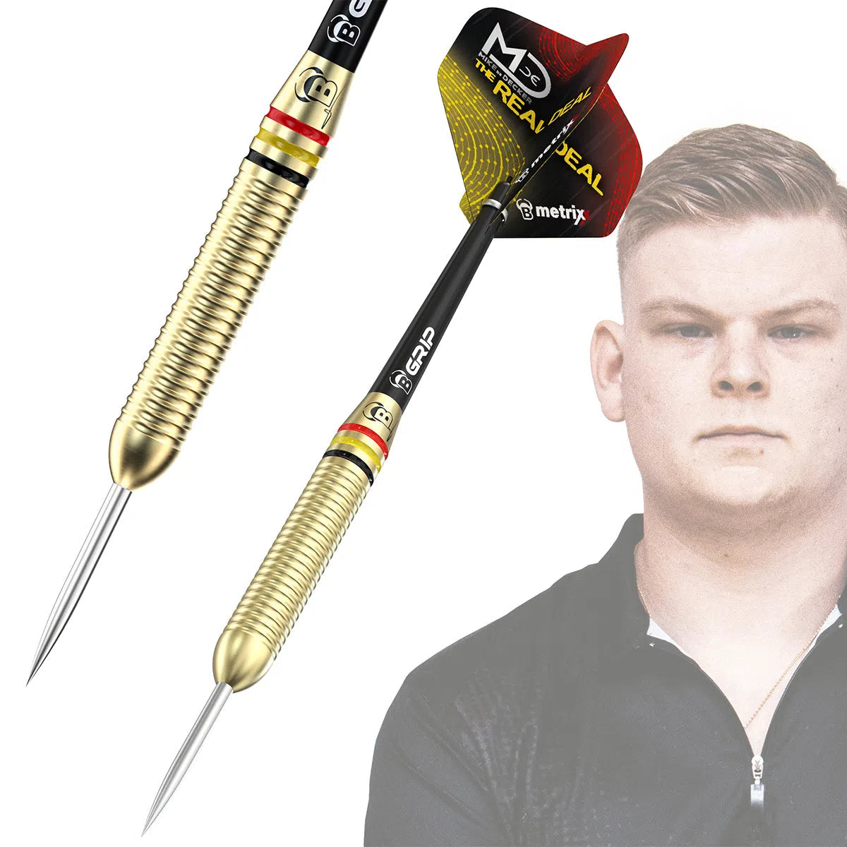 Bull's DE Mike De Dekker Brass Steel Tip Darts