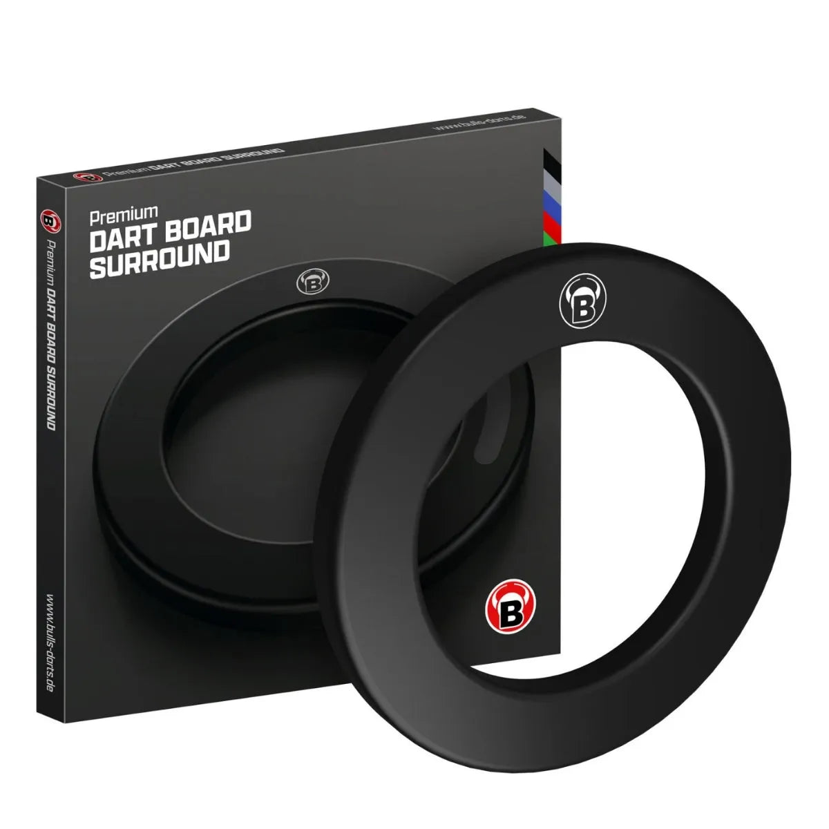 Bull's DE Premium PU Dartboard Surround-2-Black-Premier Darts