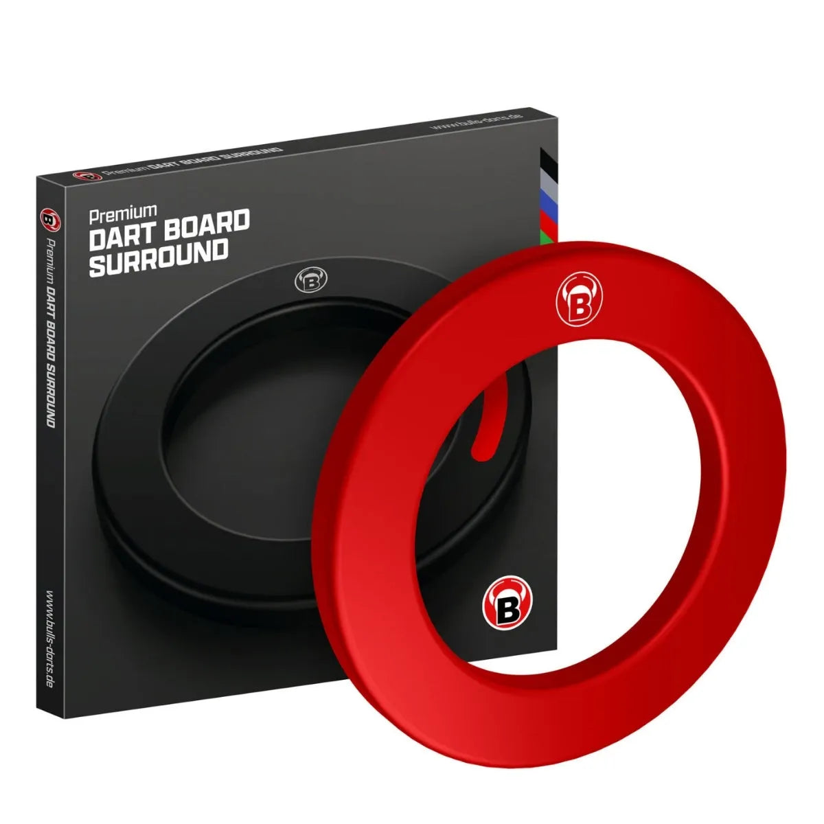 Bull's DE Premium PU Dartboard Surround-6-Red-Premier Darts