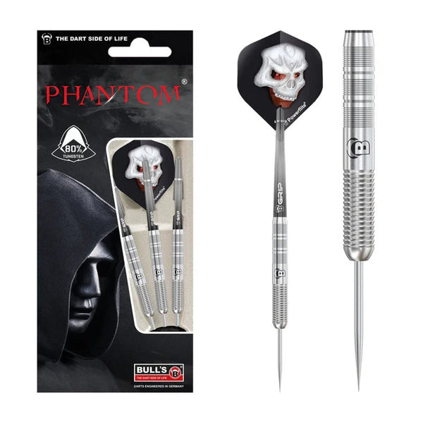 Bull's DE Phantom PT1 80% Tungsten Steel Tip Darts-1-21 GRAM-Premier Darts