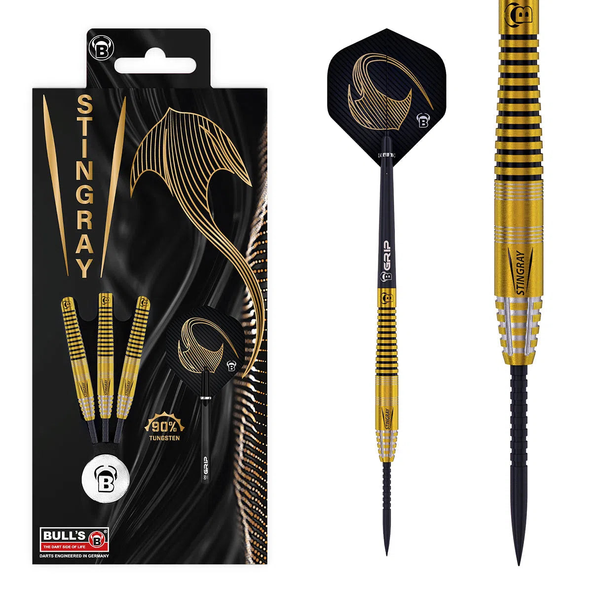 Bull's DE Stingray ST3 90% Tungsten Steel Tip Darts