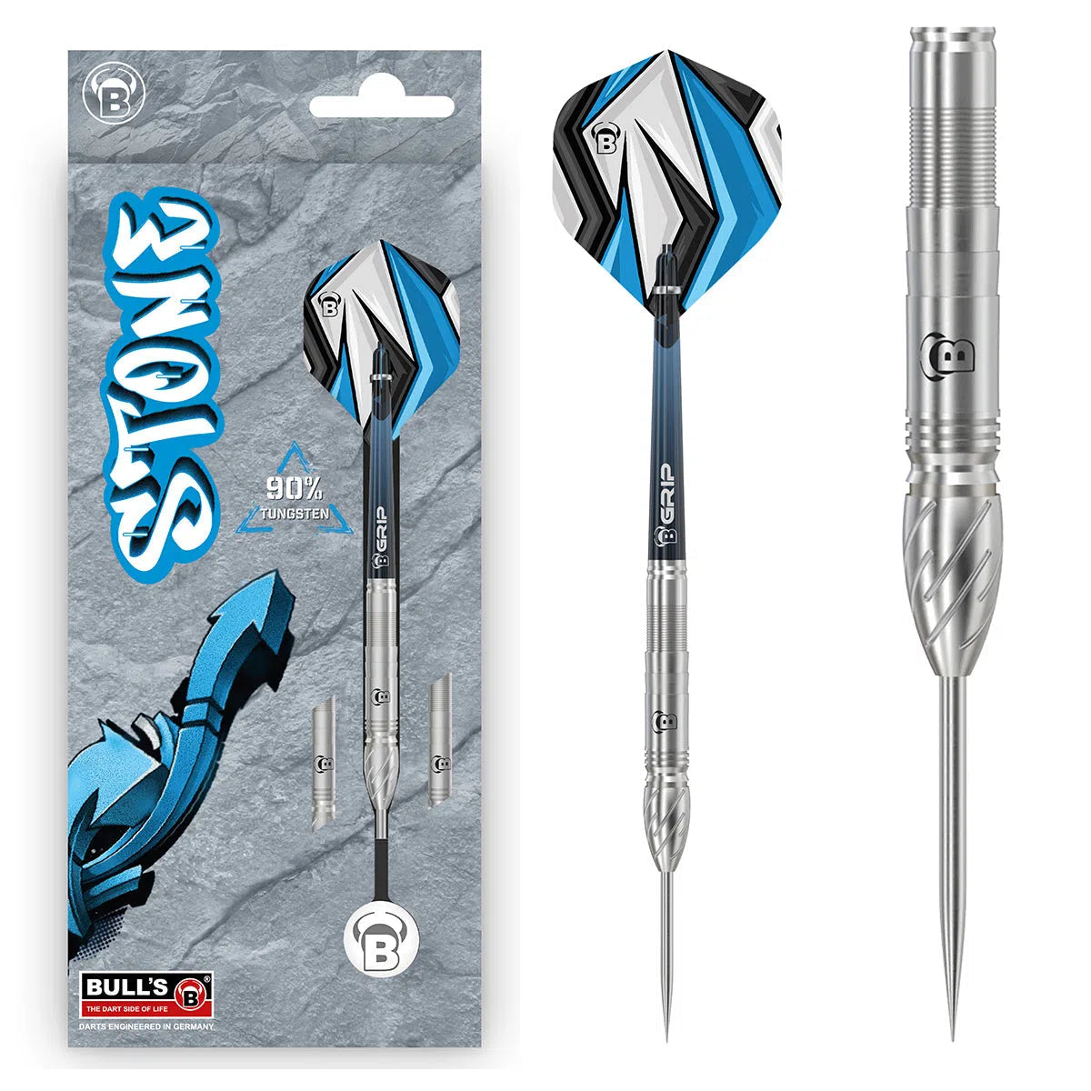 Bull's DE Stone S1 90% Tungsten Steel Tip Darts