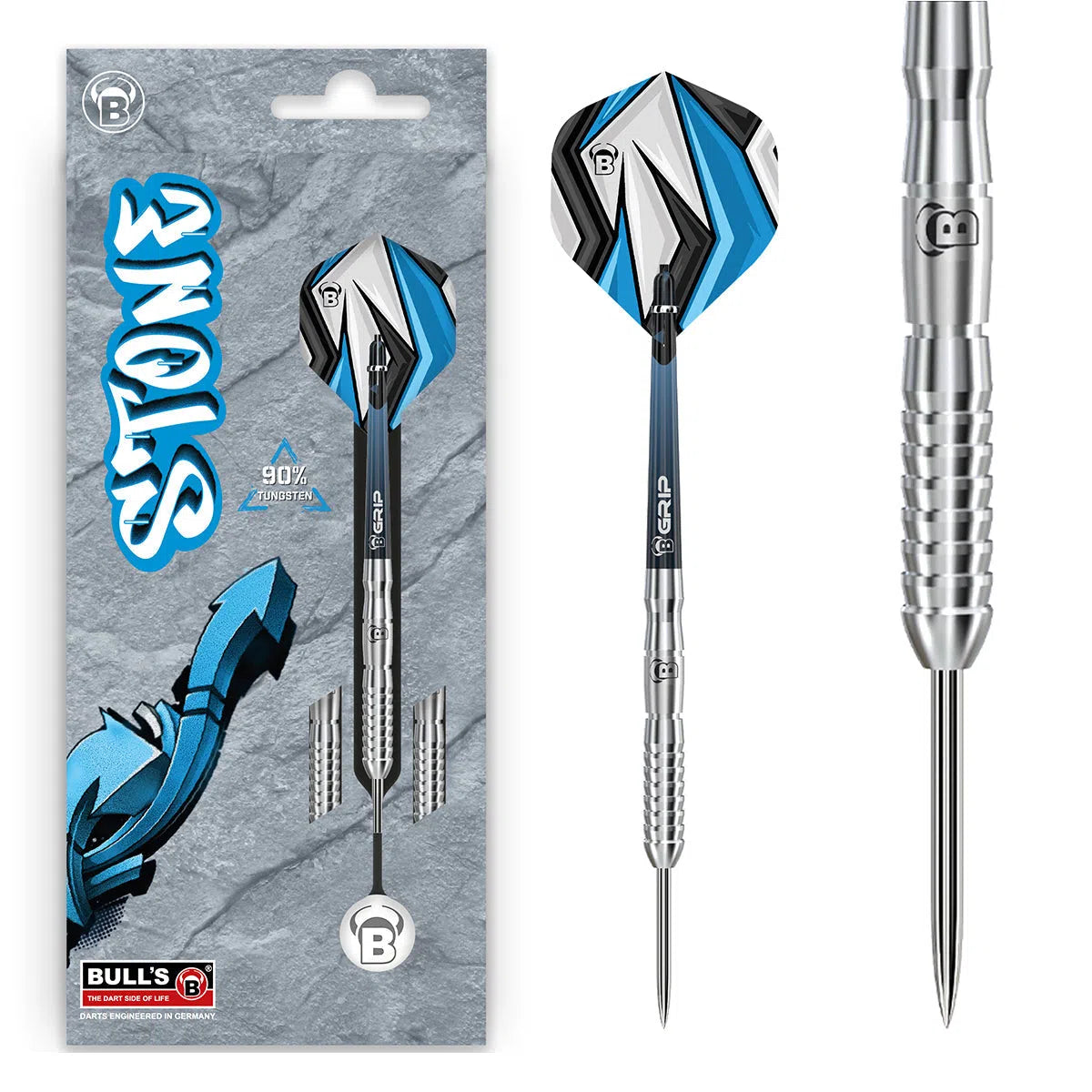 Bull's DE Stone S2 90% Tungsten Steel Tip Darts