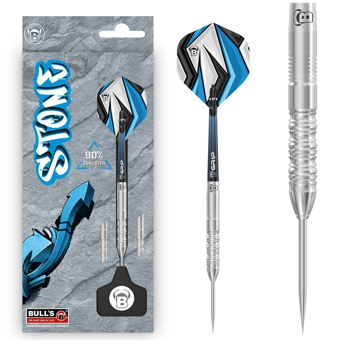 Bull's DE Stone S3 90% Tungsten Steel Tip Darts