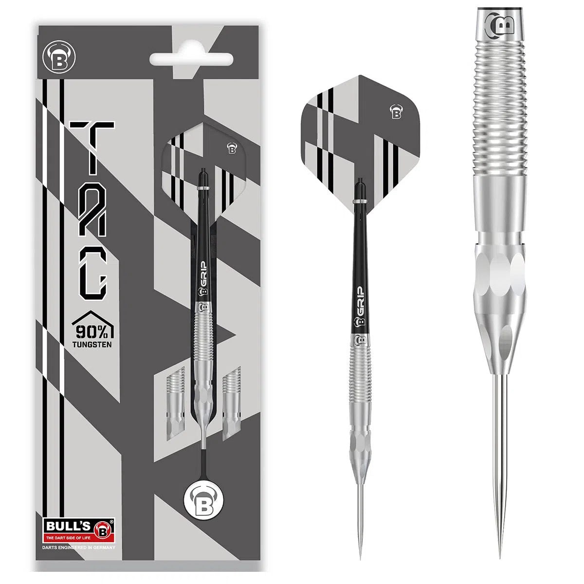 Bull's DE Tac T2 90% Tungsten Steel Tip Darts