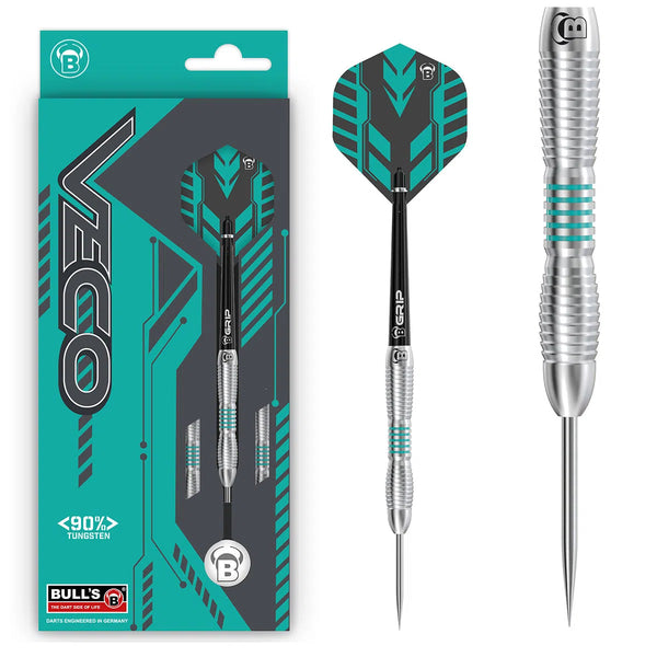 Bull's DE Veco V1 90% Tungsten Steel Tip Darts-1-21 GRAM-Premier Darts