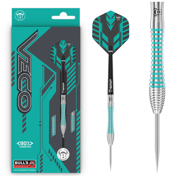 Bull's DE Veco V2 90% Tungsten Steel Tip Darts-1-21 GRAM-Premier Darts