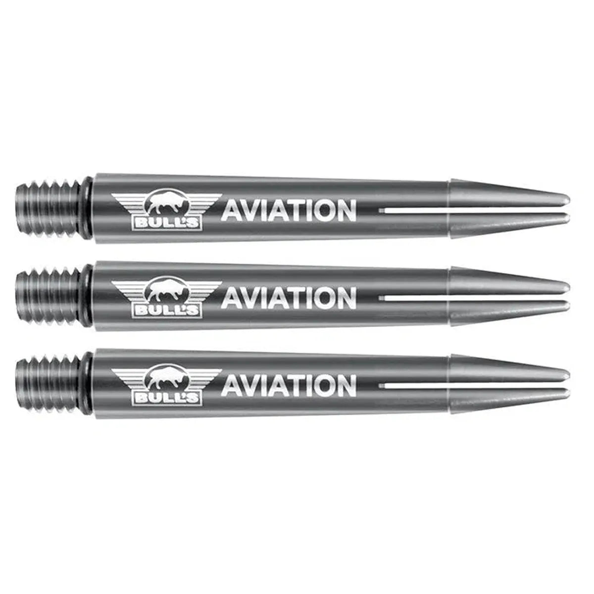 Bull's NL Aviation Shafts-8-Grey Aluminium-In Between-Premier Darts