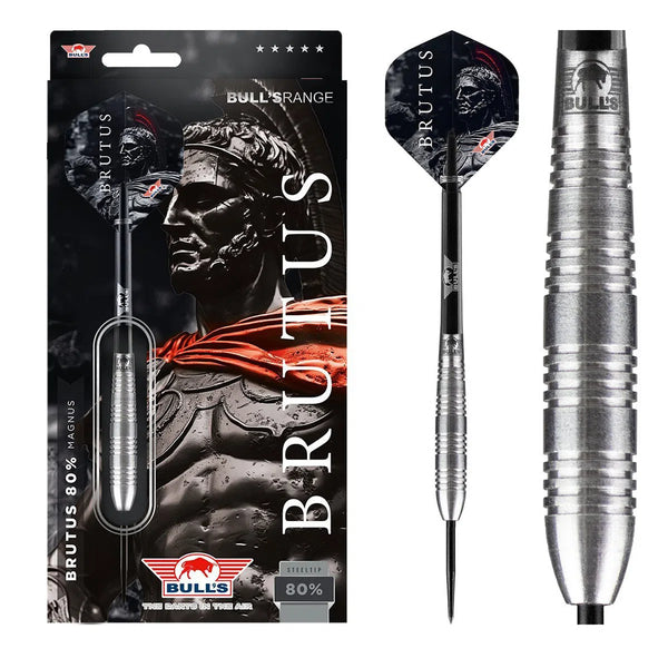 Bull's NL Brutus Magnus 80% Tungsten Steel Tip Darts-1-27 GRAM-Premier Darts