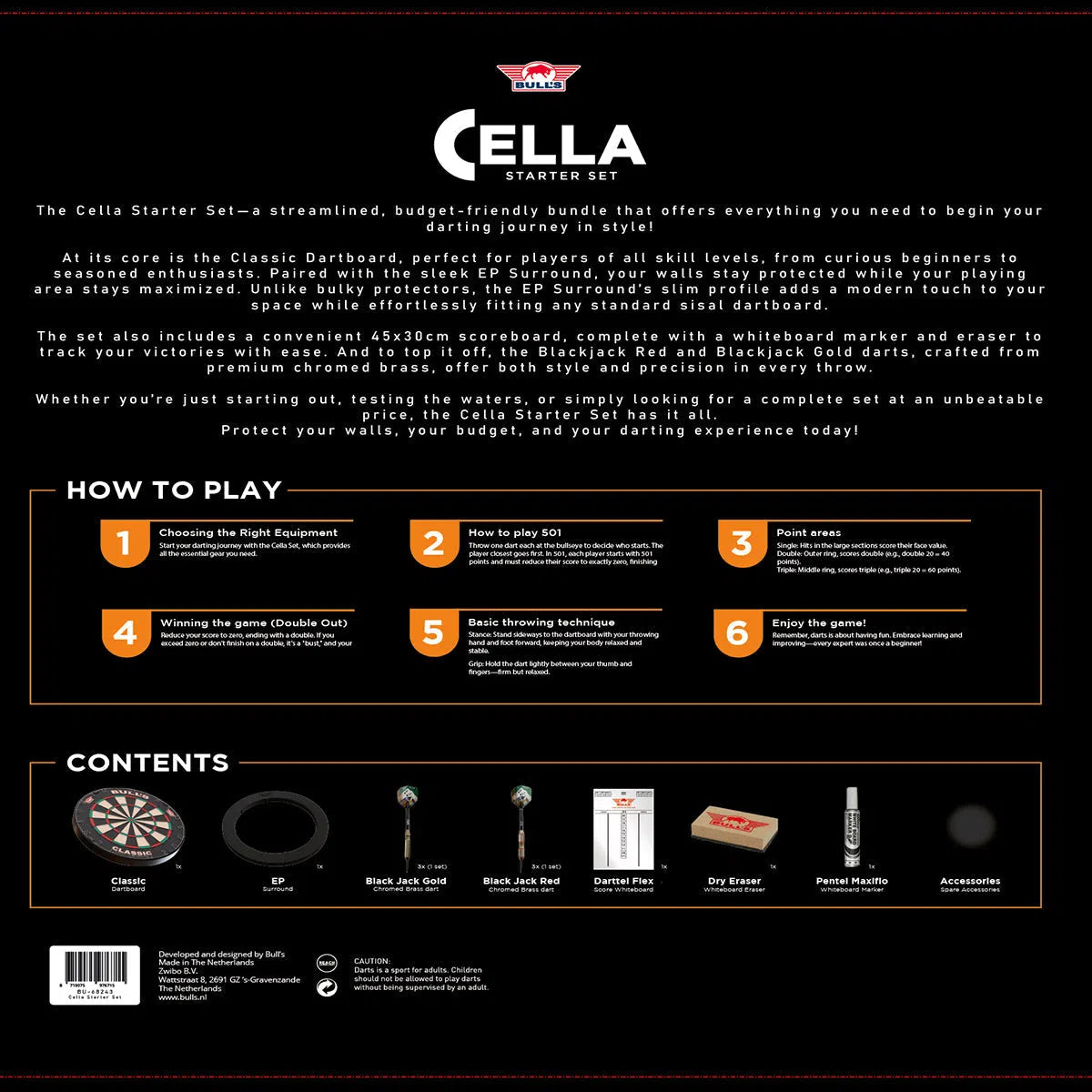 Bull's NL Cella Starter Set