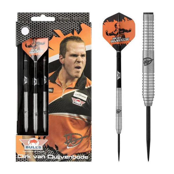 Bull's NL Dirk van Duijvenbode 90% Tungsten Steel Tip Darts-1-22 GRAM-Premier Darts