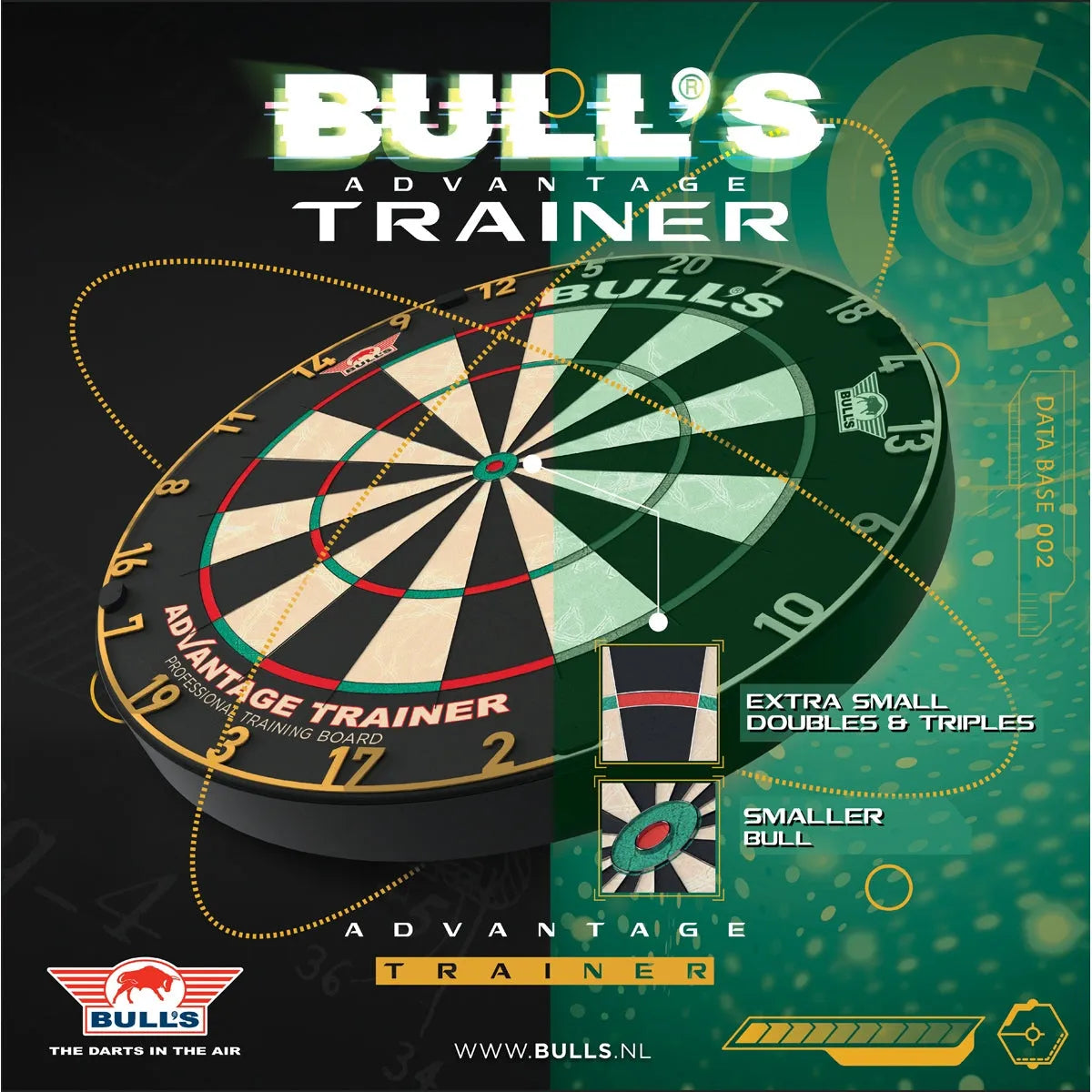 Bull's NL Gold Advantage Trainer Dartboard