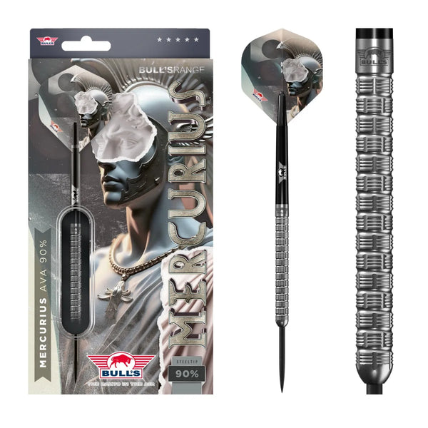 Bull's NL Mercurius Ava 90% Tungsten Steel Tip Darts-1-15 GRAM-Premier Darts