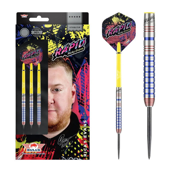 Bull's NL Ricky Evans 90% Tungsten Steel Tip Darts-1-20 GRAM-Premier Darts