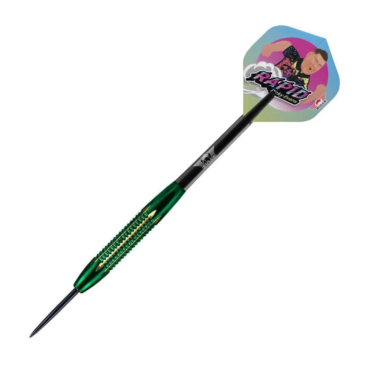 Bull's NL Ricky Evans Shell Coated Green Steel Tip Brass Darts