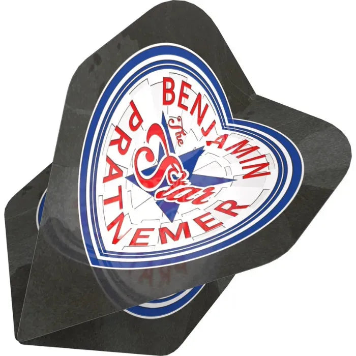 Bull's NL Series 100 Benjamin Pratnemer 90 Grey No2 Flights-2-Premier Darts
