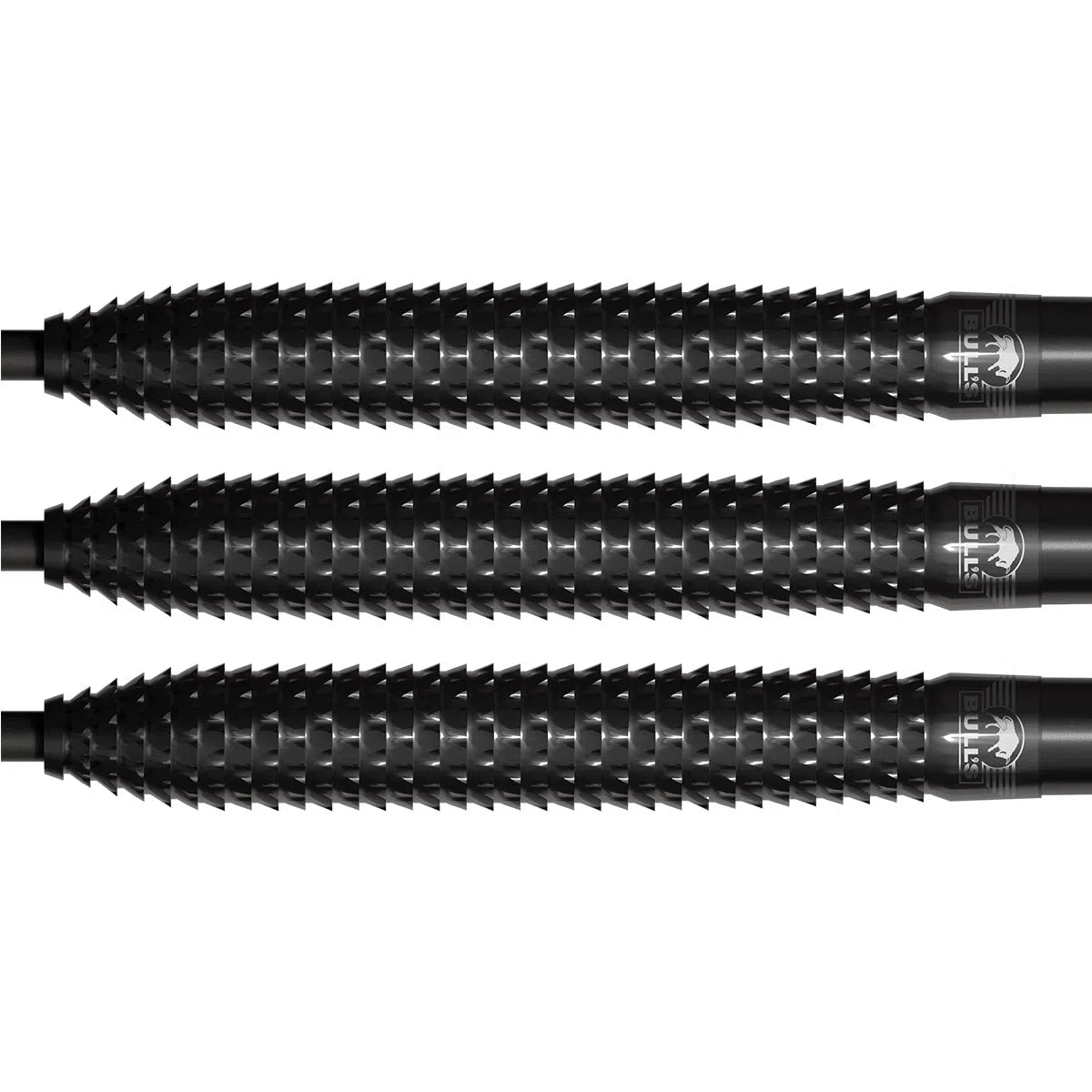 Bull's NL Shark Pro Black 90% Tungsten Steel Tip Darts