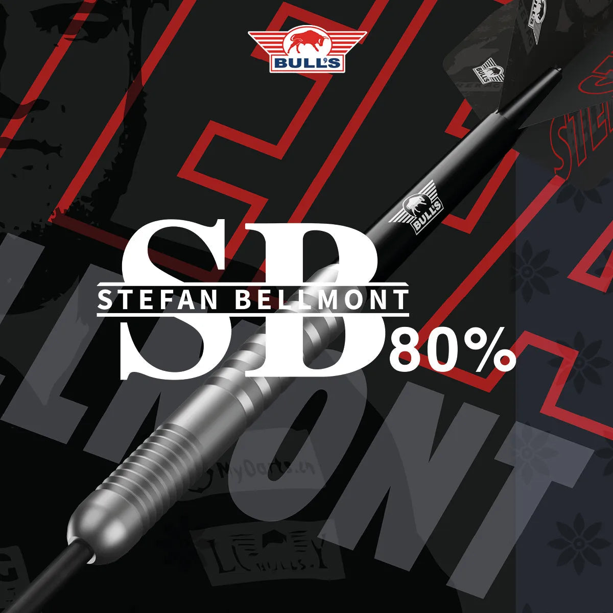 Bull's NL Stefan Bellmont 80% Tungsten Steel Tip Darts