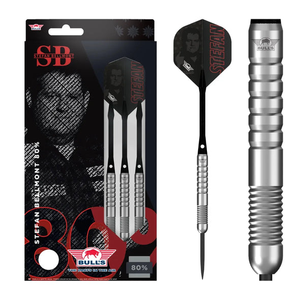 Bull's NL Stefan Bellmont 80% Tungsten Steel Tip Darts-1-22 GRAM-Premier Darts