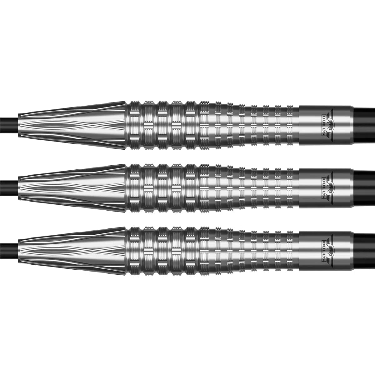 Bull's Smoke Silver Ash 90% Tungsten Steel Tip Darts
