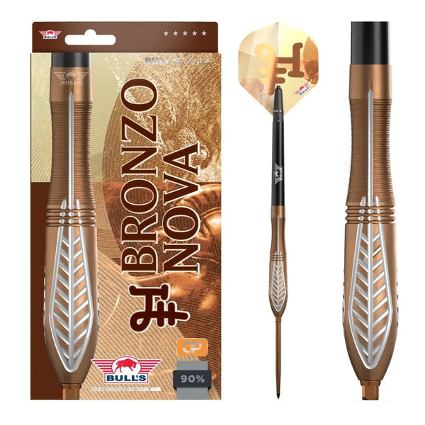 Bull's NL Bronzo Nova CP 90% Tungsten Steel Tip Darts-1-22 GRAM-Premier Darts