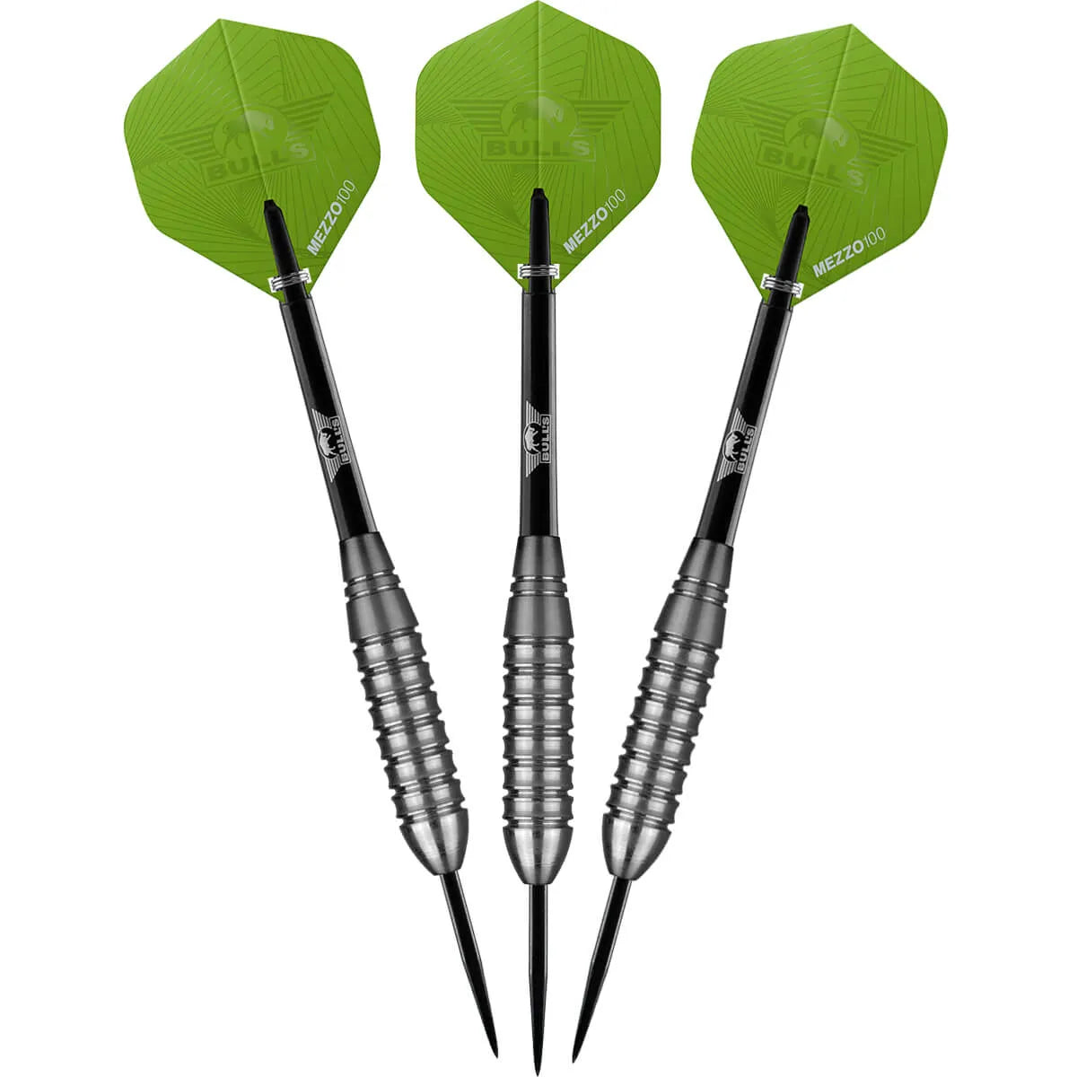 Bull's NL Charge Green Stainless Steel Tip Darts-2-22 GRAM-Premier Darts