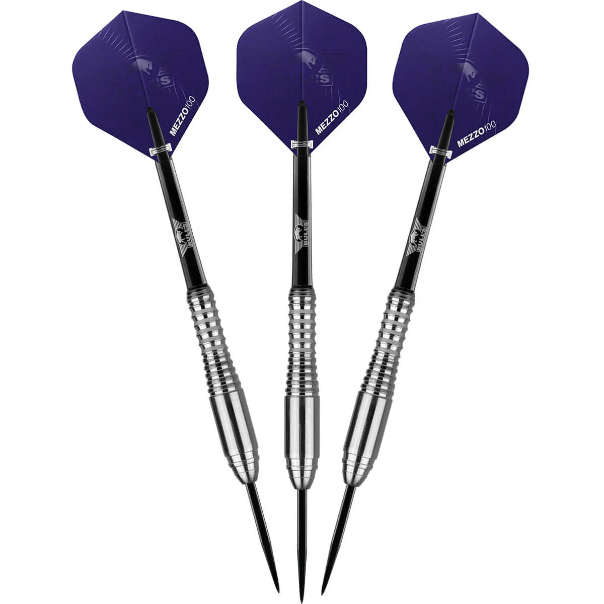 Bull's NL Charge Purple Nickel Coated Brass Steel Tip Darts-5-22 GRAM-Premier Darts