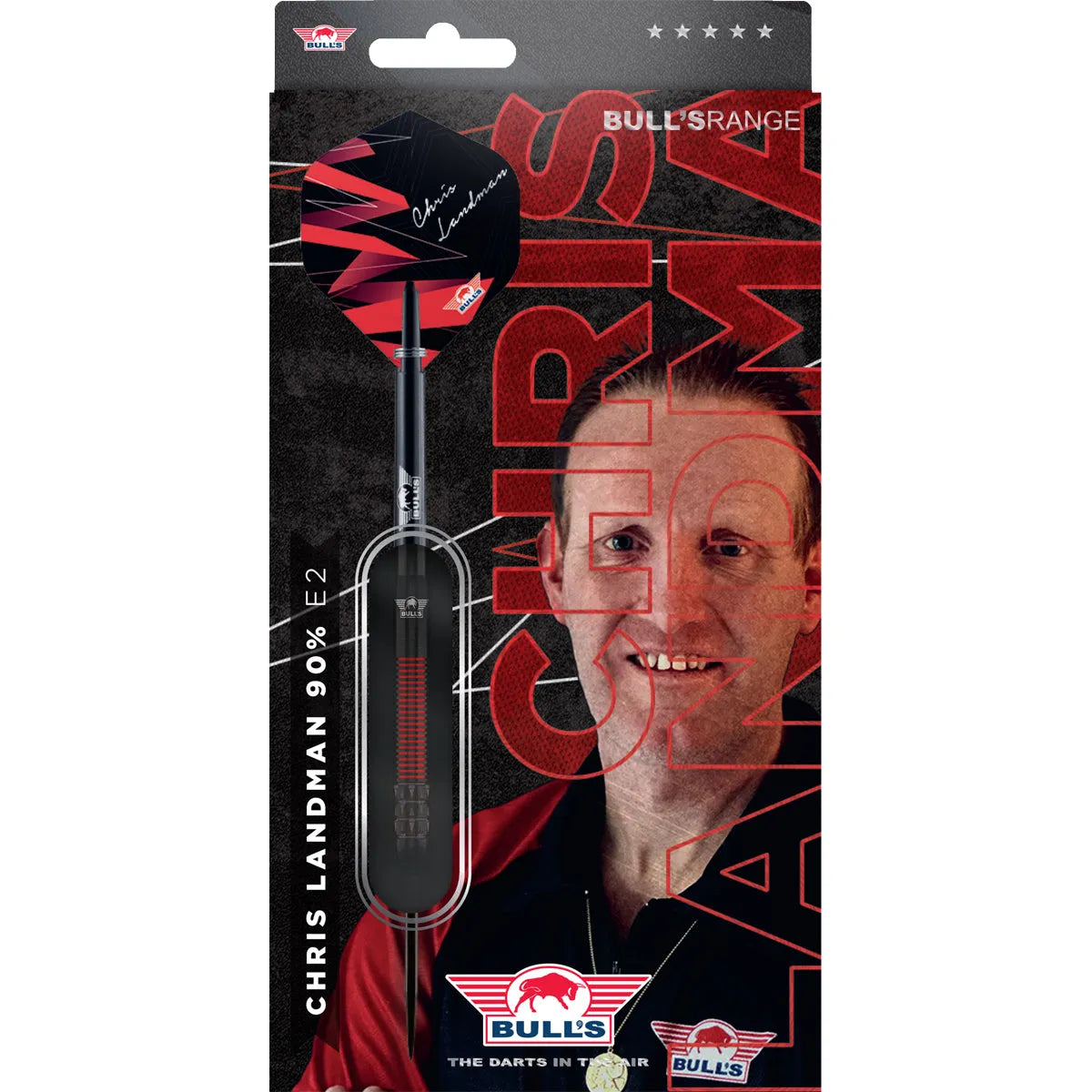 Bull's NL Chris Landman E2 90% Tungsten Steel Tip Darts