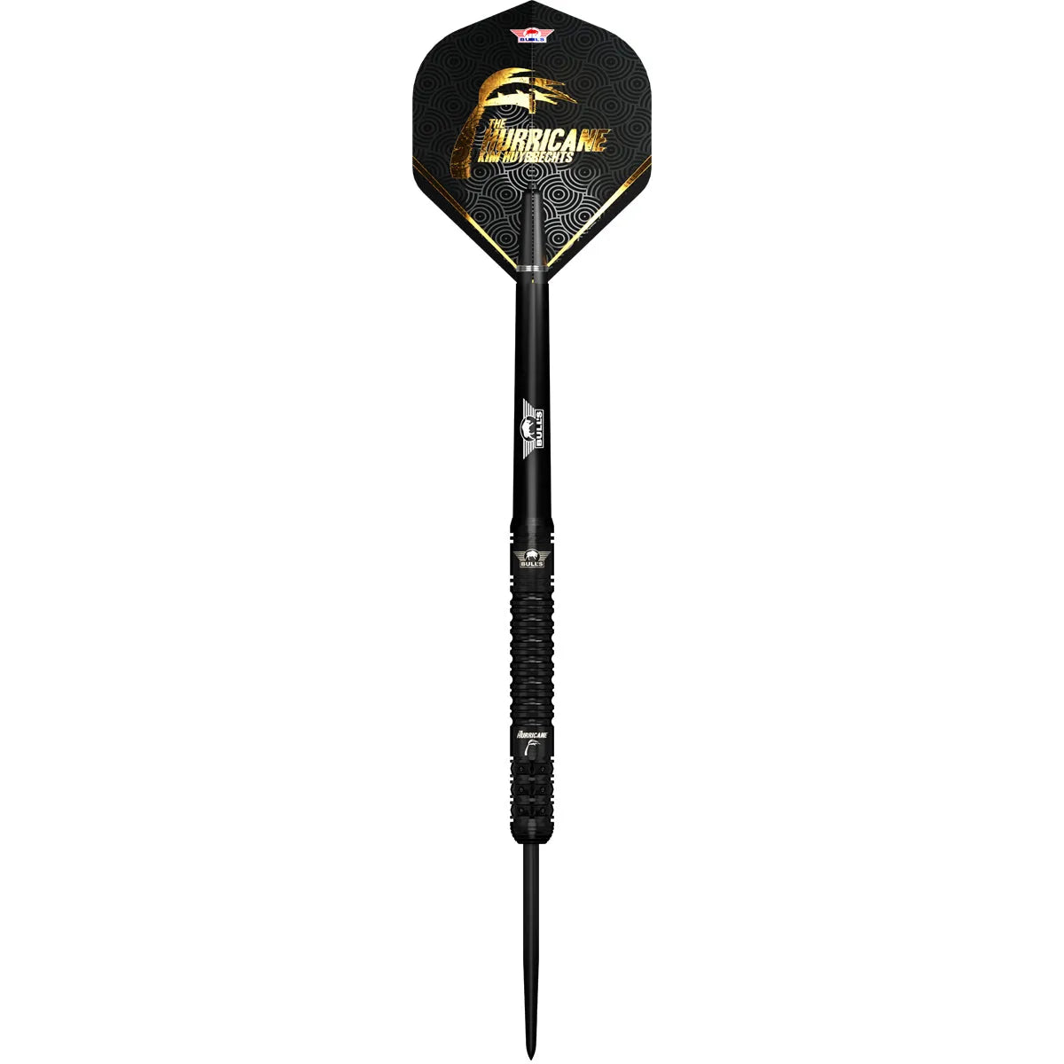 Bull's NL Kim Huybrechts E2 Black 90% Tungsten Steel Tip Darts-6-23 GRAM-Premier Darts