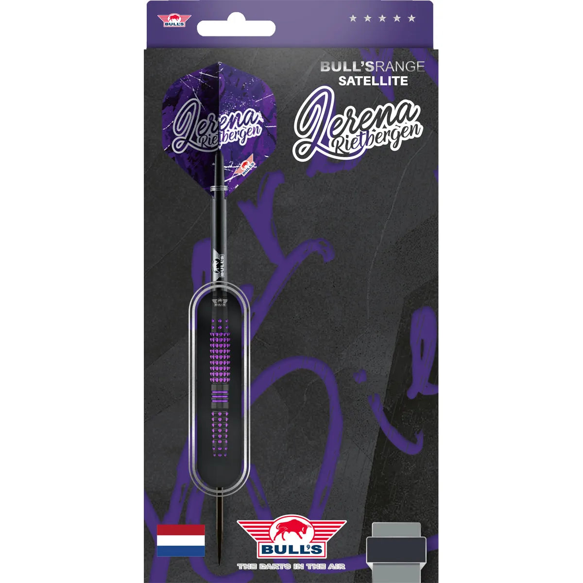 Bull's NL Lerena Rietbergen 90% Tungsten Steel Tip Darts