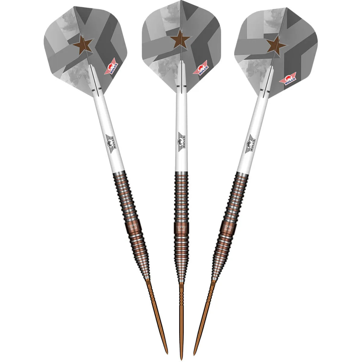 Bull's NL Max Hopp E5 CP 90% Tungsten Steel Tip Darts-4-22 GRAM-Premier Darts