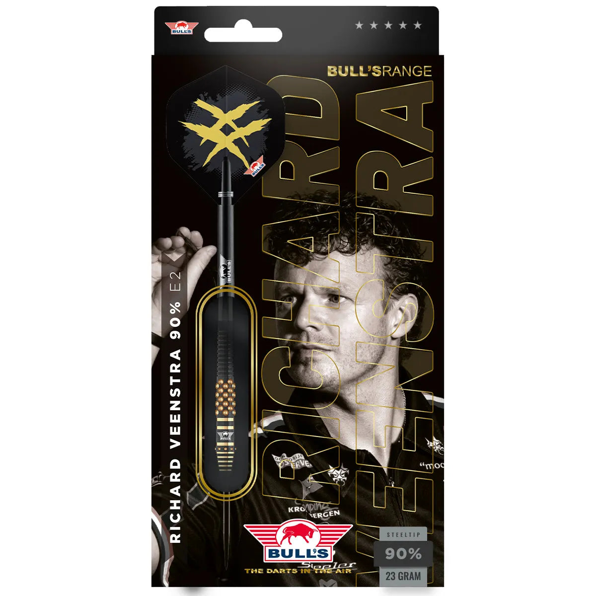 Bull's NL Richard Veenstra E2 90% Tungsten Steel Tip Darts