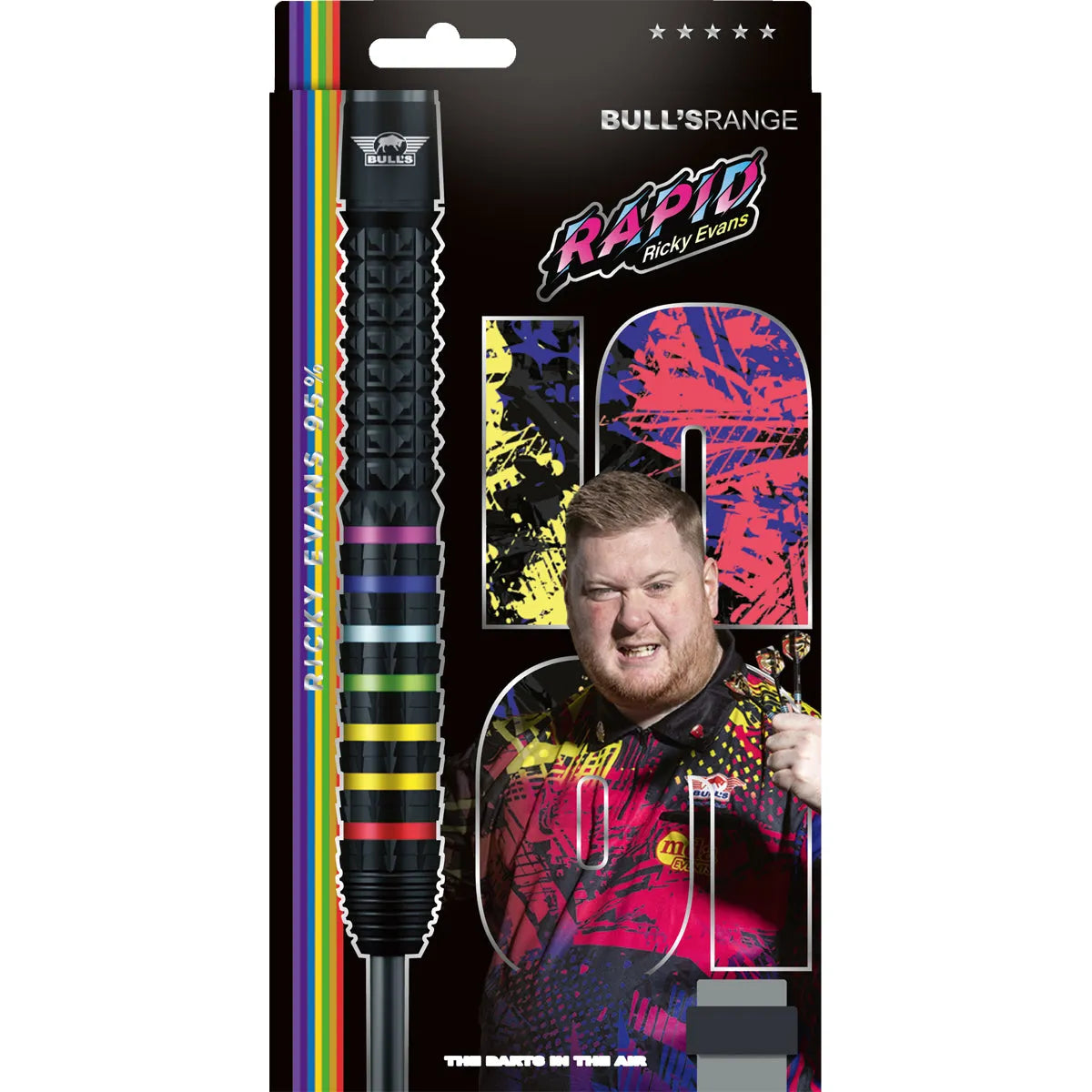 Bull's NL Ricky Evans 95% Tungsten Steel Tip Darts-5-23 GRAM-Premier Darts