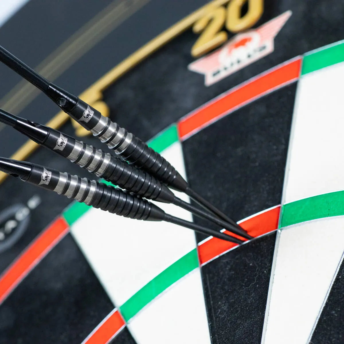 Bull's NL Volt Black CP 80% Tungsten Steel Tip Darts-5-21 GRAM-Premier Darts