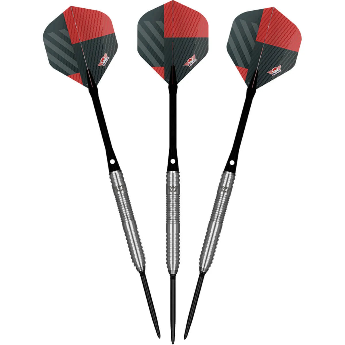 Bull's NL Volt Red CP 80% Tungsten Steel Tip Darts-4-21 GRAM-Premier Darts