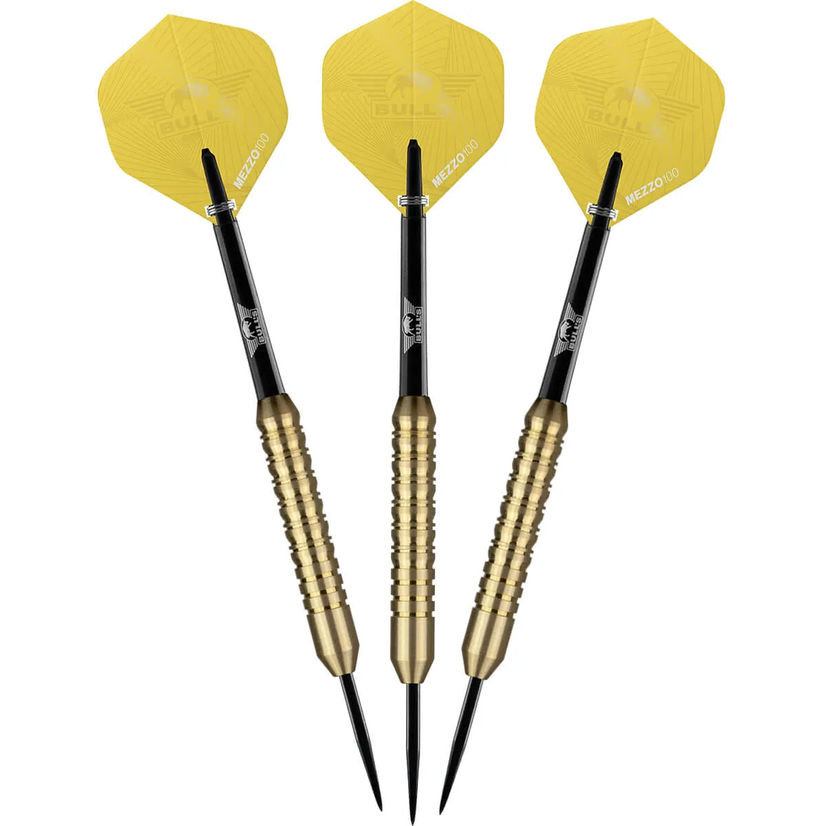Bull's NL Charge Yellow Brass Steel Tip Darts-2-22 GRAM-Premier Darts