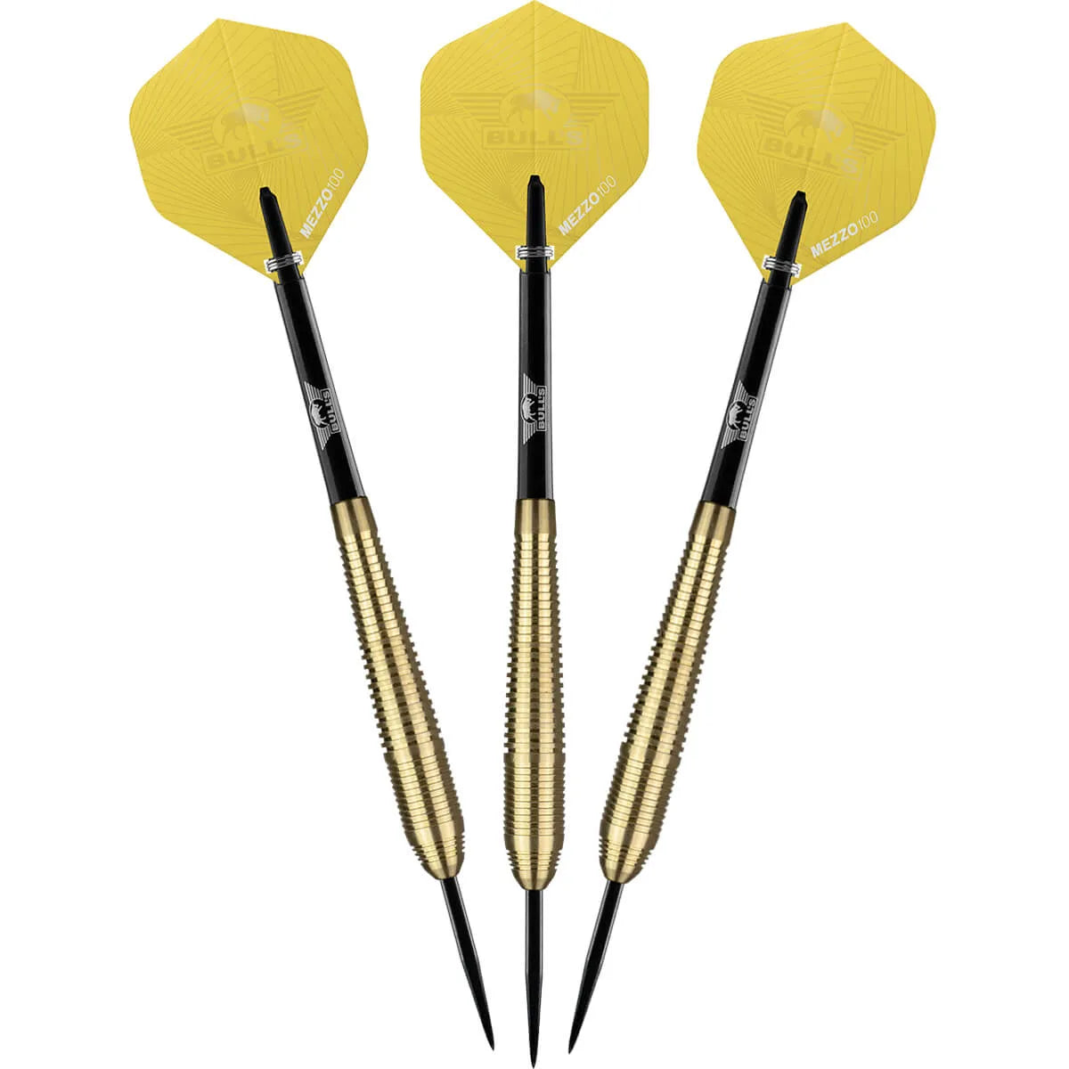 Bull's NL Charge Yellow Brass Steel Tip Darts-10-22 GRAM-Premier Darts