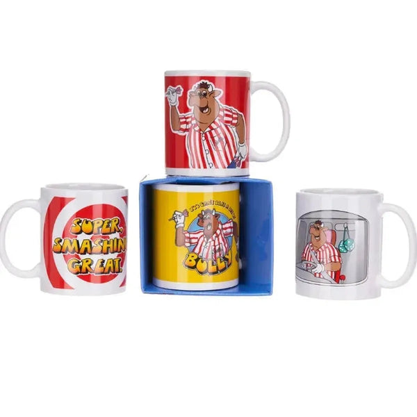 Bullseye Mug Gift Box-1-Yellow Logo-Premier Darts
