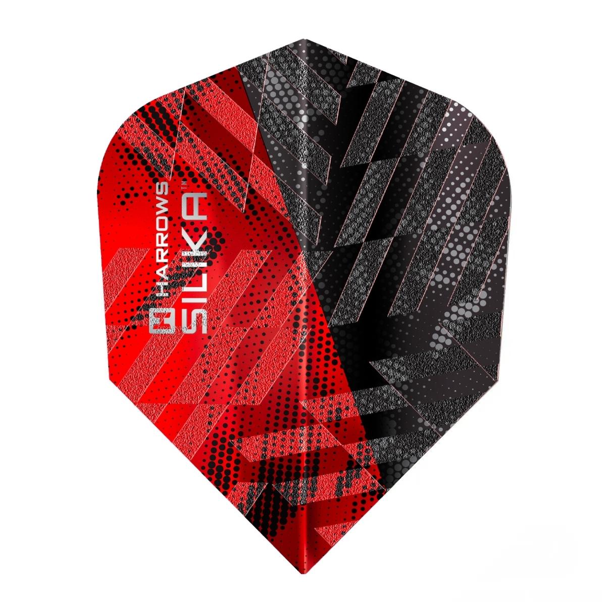Harrows Core 90 Silika Standard Flights-3-Red-Premier Darts