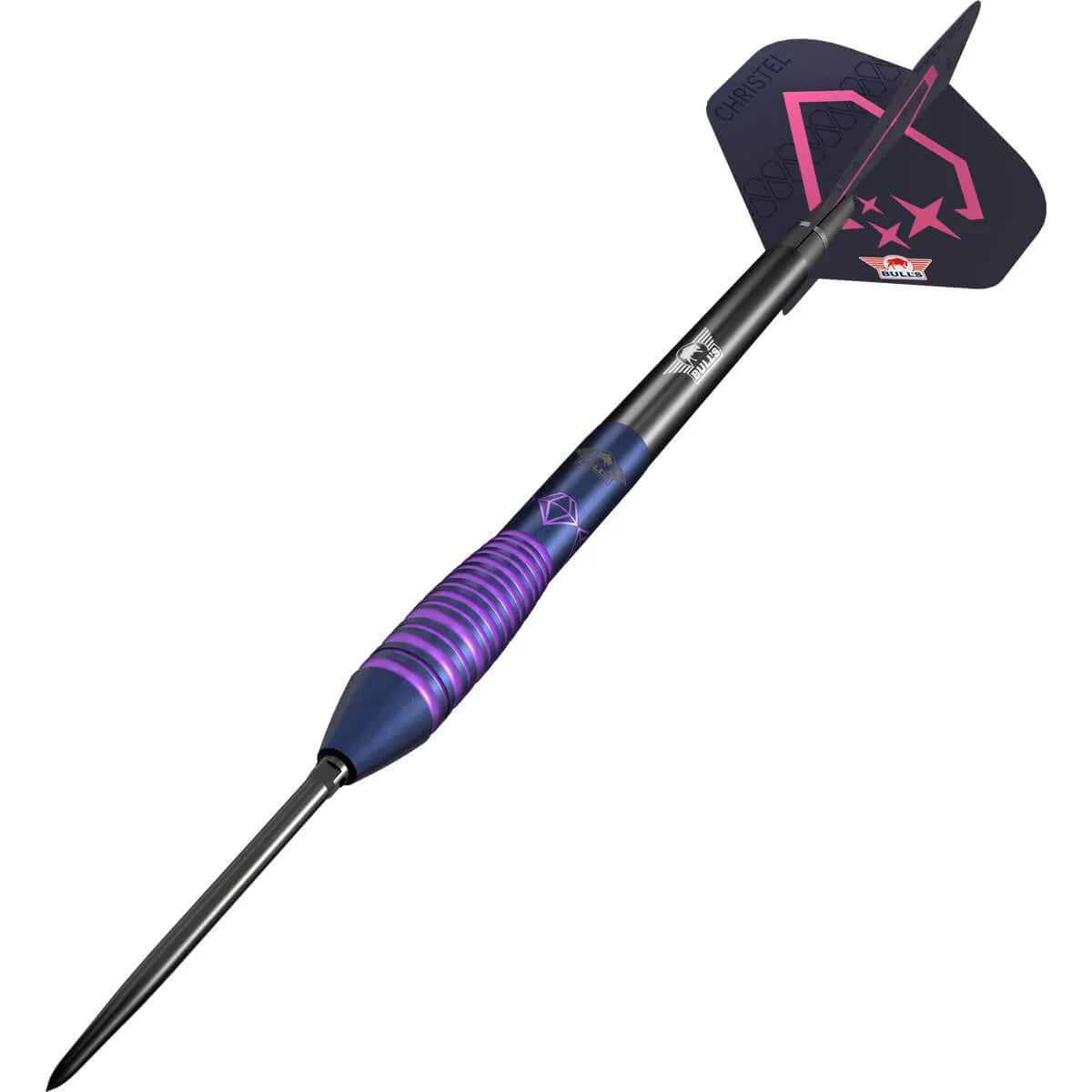 Bull's NL Christel Timmermans E1 CP 90% Tungsten Steel Tip Darts-2-25 GRAM-Premier Darts