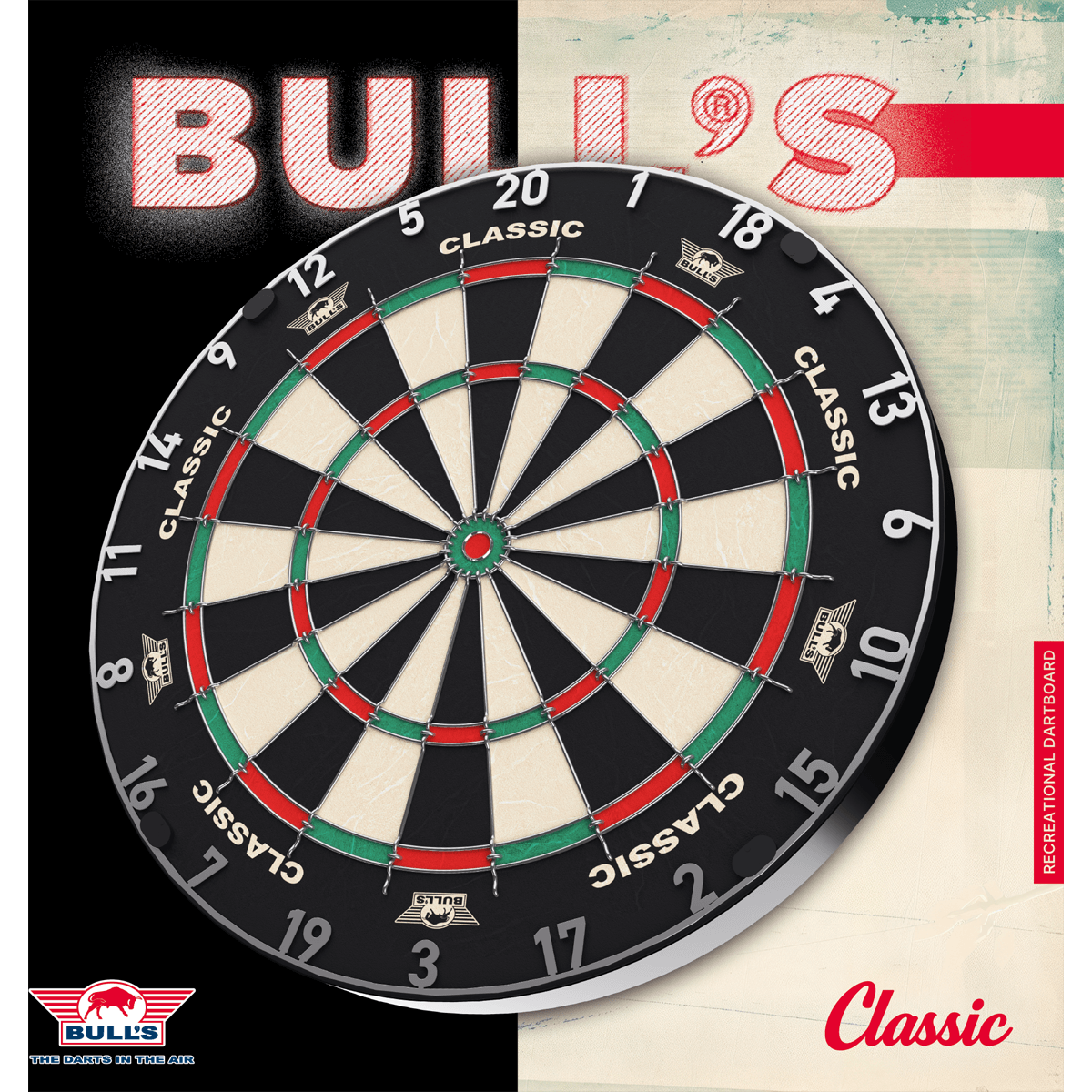 Bull's NL Classic Dartboard-2-Premier Darts