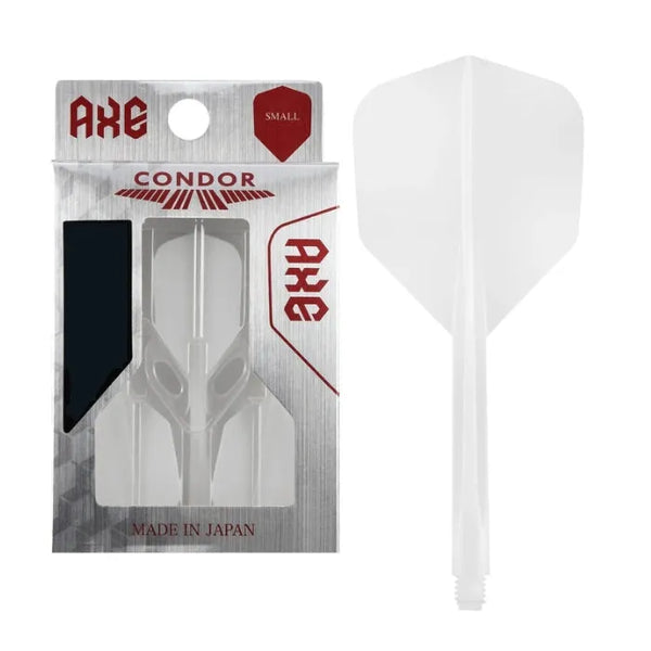 Condor Axe White Small Flights-1-White-Short-Premier Darts