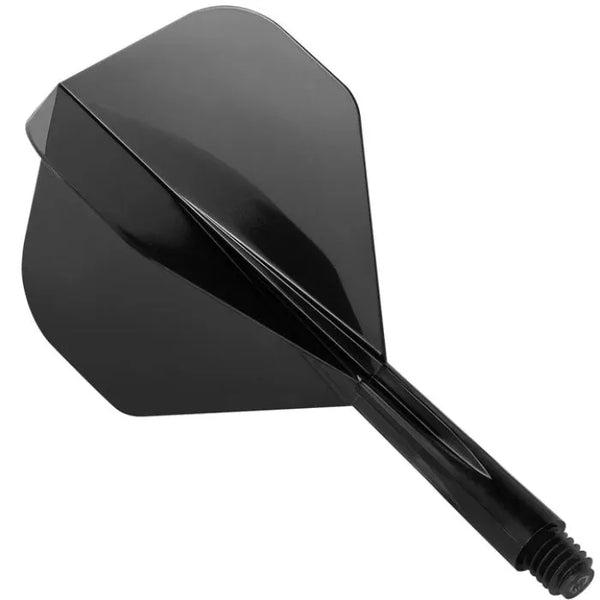 Condor Zero Stress Black Standard Flights-1-Black-Short-Premier Darts