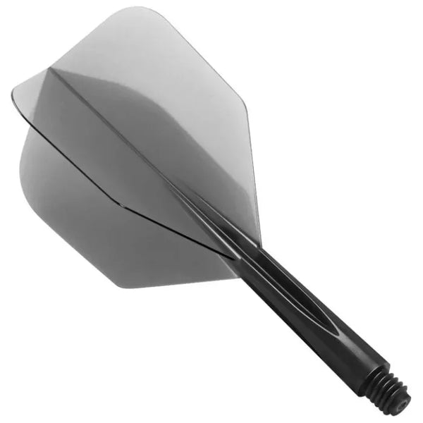 Condor Zero Stress Clear Black Small Flights-1-Clear Black-Short-Premier Darts