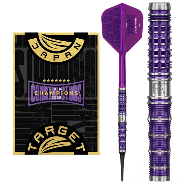 Target Japan Constructors Champion Miracle G7 95% Tungsten Soft Tip Darts-1-21.5 GRAM-Premier Darts
